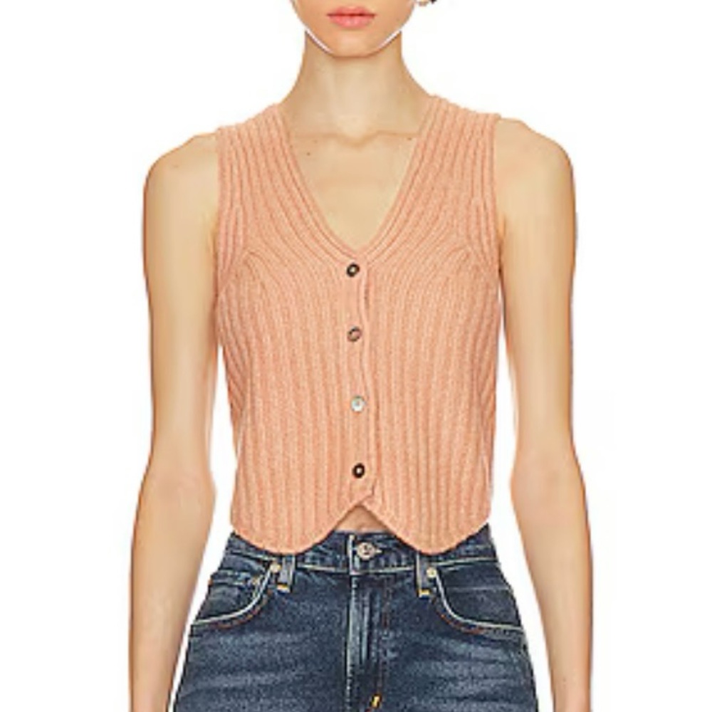 Favorite Daughter The Knit Favorite Sweater Vest in a wool cashmere blend
